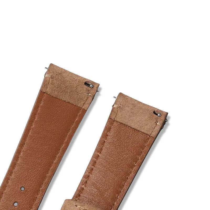 Suede Leather Strap Quick Release Watch Band - www.Shopthatapp.com