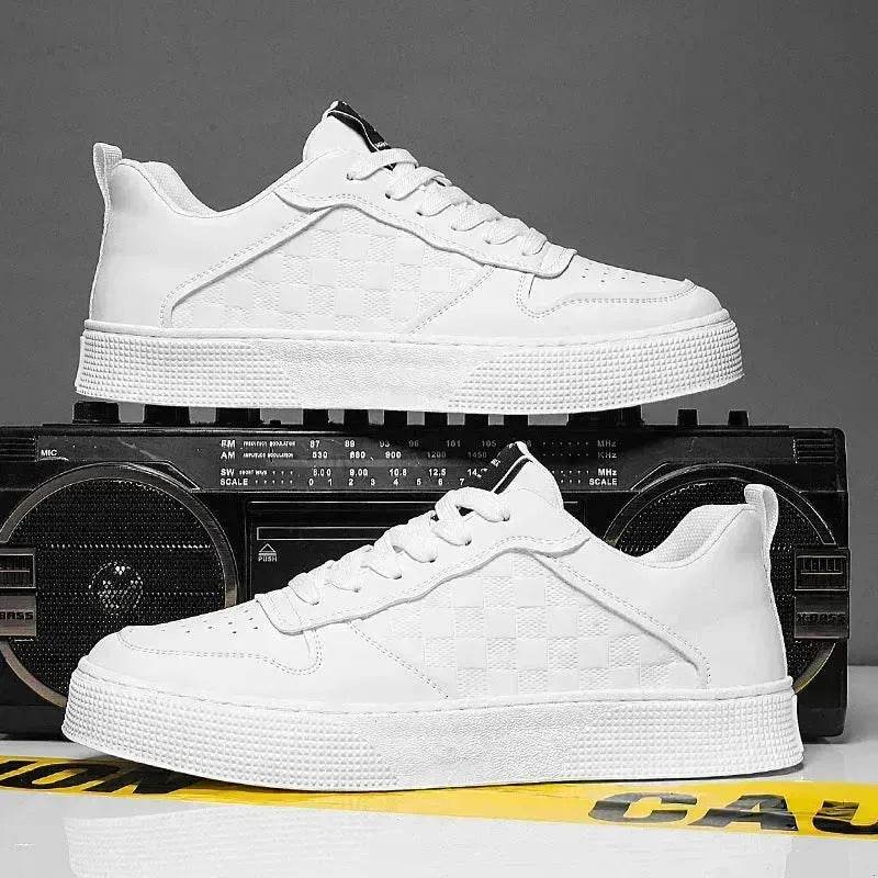 Casual Lace-up Sneakers Men Fashion Breathable Platform Sneakers Shoes Outdoor Sports sneakers . - www.Shopthatapp.com