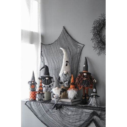 8.3x5x24 Fabric Standing Gnome W Orange Banner  Spring Body, For Halloween Decor - www.Shopthatapp.com