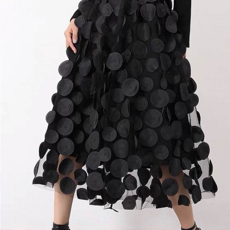 Women's Retro fashion Line  Midi Maxi Prairie Skirt - www.Shopthatapp.com