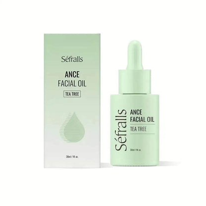 Sefralls Tea Tree Facial  Acne Oil Desalinates Acne Marks Hydrating Cleaning Skin Facial Oil 30ml - www.Shopthatapp.com