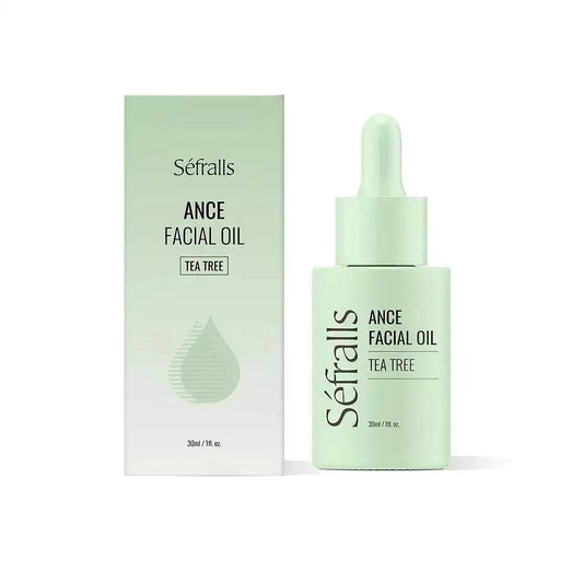Sefralls Tea Tree Facial  Acne Oil Desalinates Acne Marks Hydrating Cleaning Skin Facial Oil 30ml - www.Shopthatapp.com