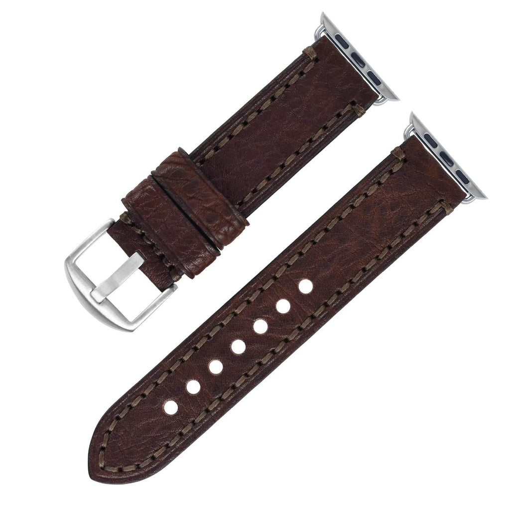 Casual Simple Top Layer Cow Leather Watch Strap - www.Shopthatapp.com