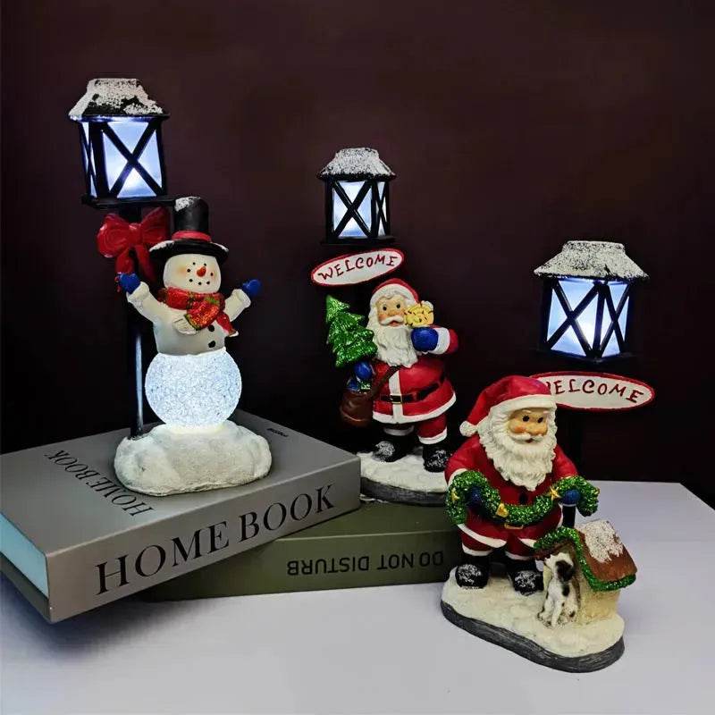 Christmas Gifts Resin Christmas Snowman Night Light Decoration Christmas Gifts Crafts - www.Shopthatapp.com