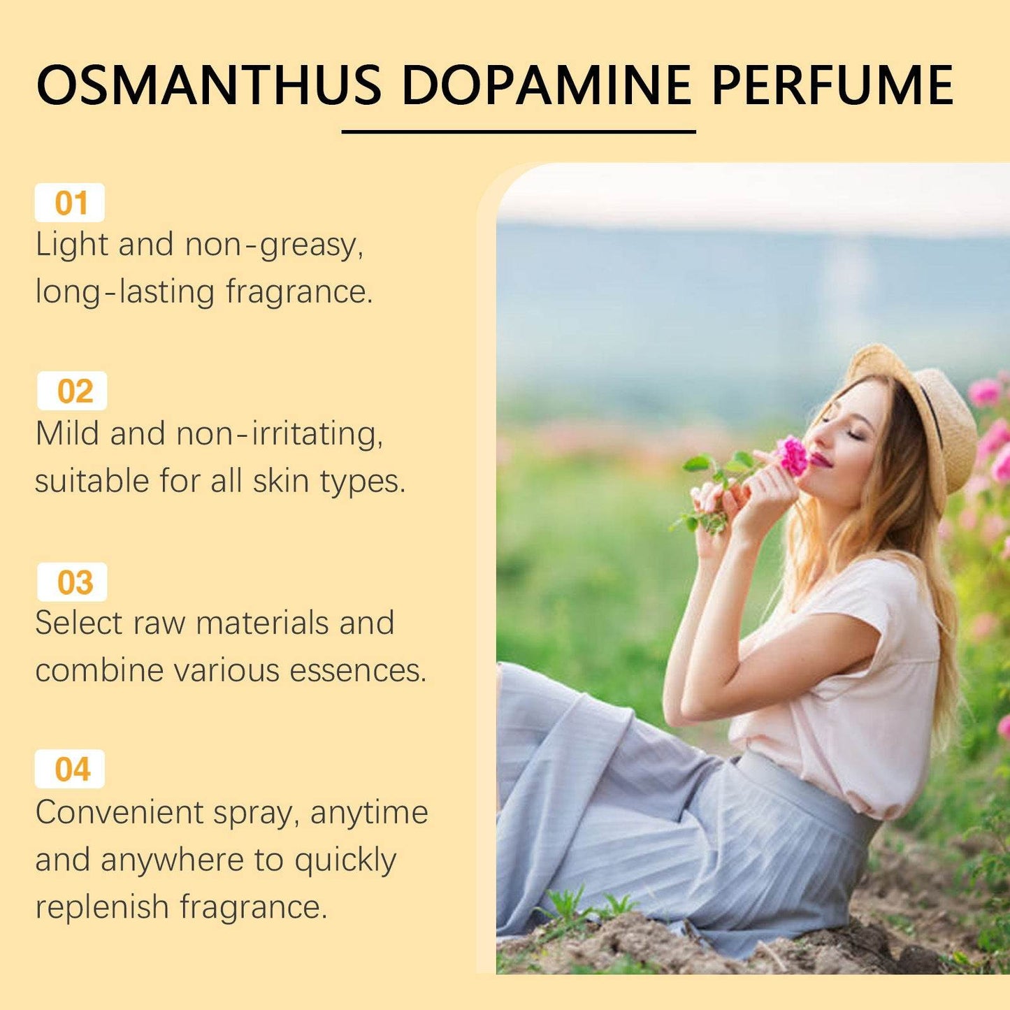 ROXELIS Osmanthus DopamineGilding Perfume Spray Long-lasting Light Perfume