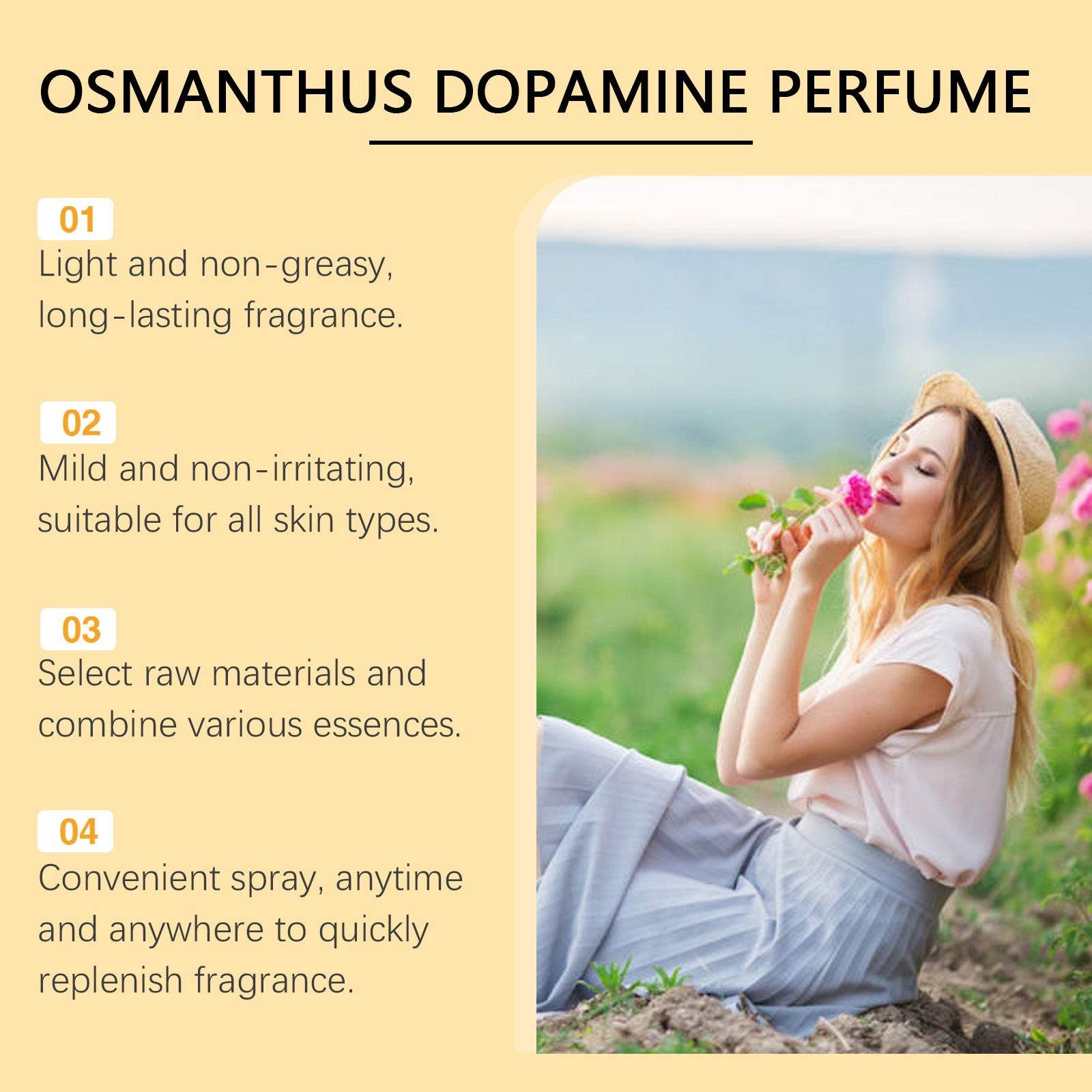 ROXELIS Osmanthus DopamineGilding Perfume Spray Long-lasting Light Perfume - www.Shopthatapp.com
