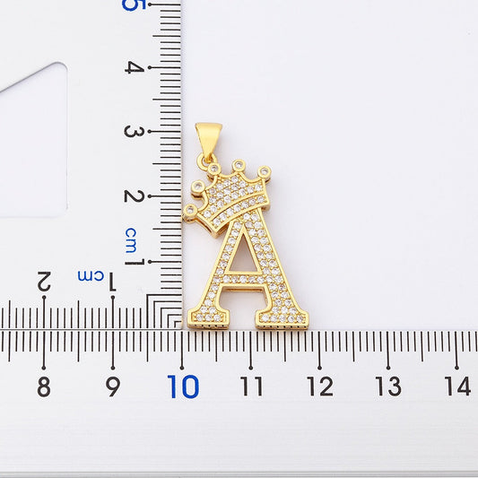Letter Pendant with Chain - Gold - www.Shopthatapp.com
