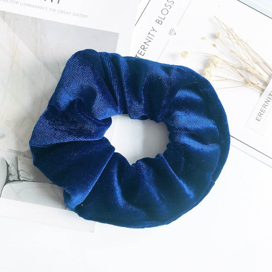 Fashion Velvet Scrunchies for Hair Ponytail Holder - www.Shopthatapp.com