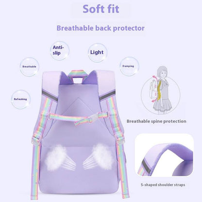 Large Schoolbag for Kids – Grades 2 to 6 Ergonomic Backpack - www.Shopthatapp.com