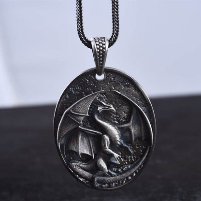 Men's Western Dragon Animal Hip Hop Pendant Necklace - www.Shopthatapp.com