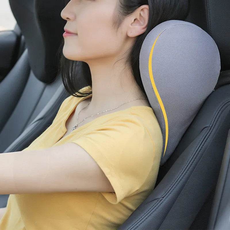 Car Neck Protector Memory Foam Pillow headrest - www.Shopthatapp.com