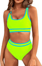 Bikini Tight-fitting Solid Color Swimsuit For Women - www.Shopthatapp.com