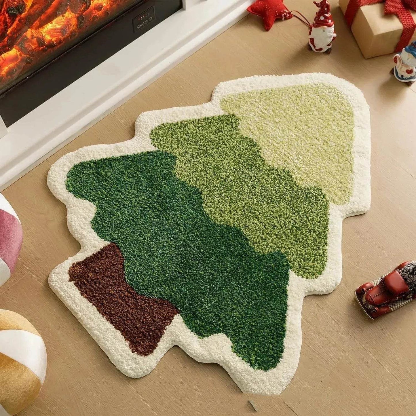 Nordic Christmas Tree Cashmere Mat - www.Shopthatapp.com