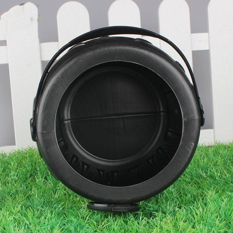 Creative Halloween Black Witch Flame Barrel Ornament - www.Shopthatapp.com