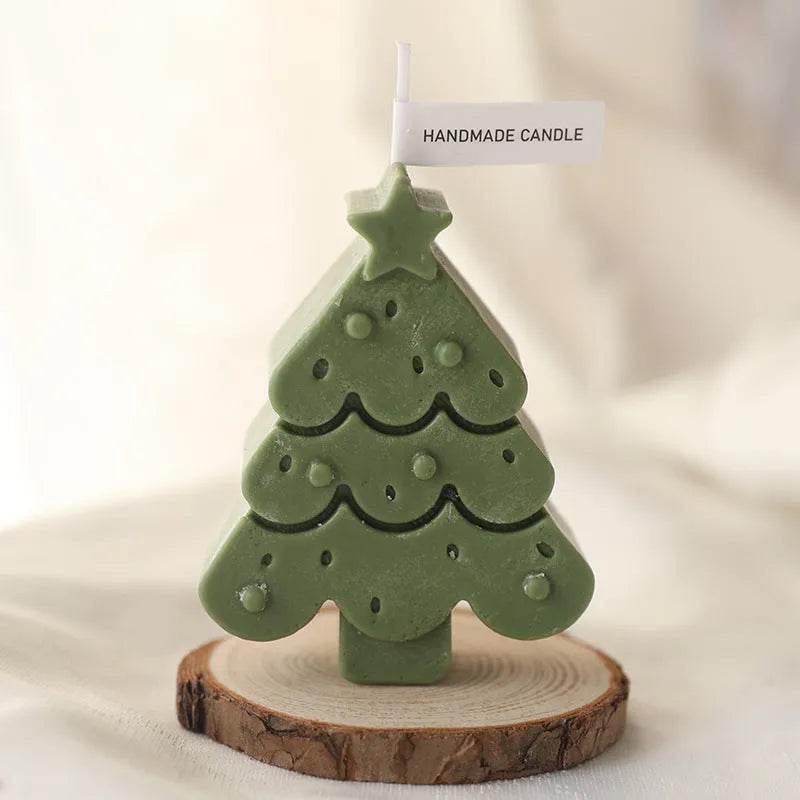 Christmas Tree Silicone Molds For DIY Christmas Creative Atmosphere Decoration Handmade Fragrant Candles - www.Shopthatapp.com