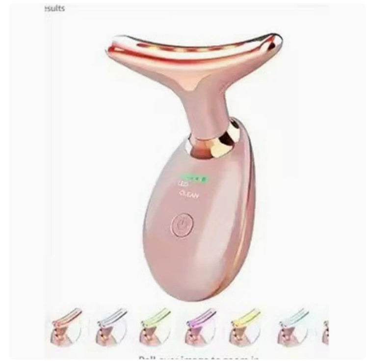 LED neck beauty device - Photon Therapy Neck Beauty Anti Wrinkle Machine EMS Tighten Massager - www.Shopthatapp.com