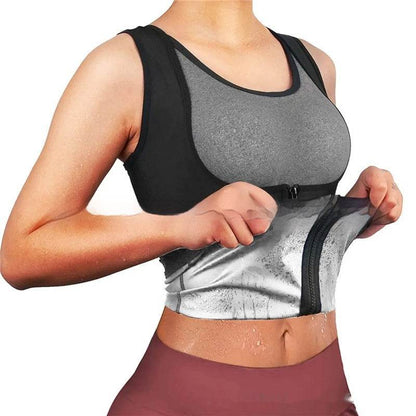 Workout Neoprene Sauna Sweat Vest for Women Tank Top - www.Shopthatapp.com