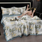 Printed Washed Tencel Summer Cooling Duvet Four-piece Set - www.Shopthatapp.com