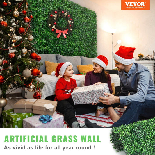 24 pcs 20 x 20 Artificial Boxwood Hedge Wall Green Panel - www.Shopthatapp.com