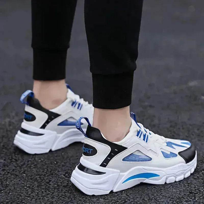 Y2K Fashion Outfit White Sneakers Men Non Slip Walking Running Shoes Sports - www.Shopthatapp.com