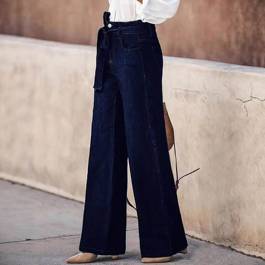 American Hot Girl Retro Wide Leg Jeans - www.Shopthatapp.com