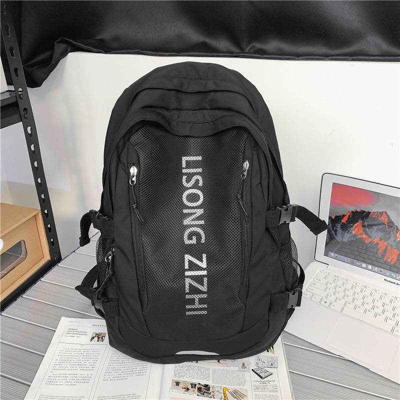 Simple Large Capacity Waterproof High School Backpack for Teens - www.Shopthatapp.com