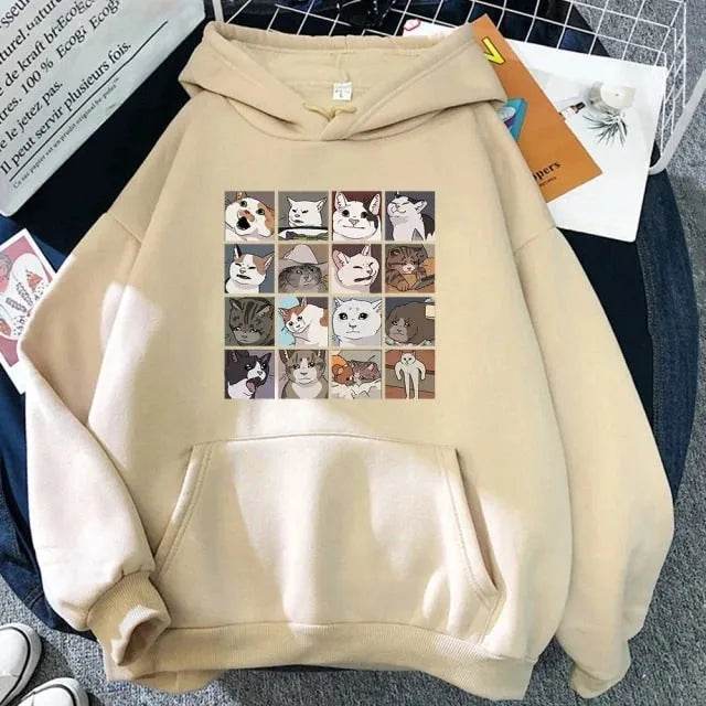 Women's Personalized Harajuku Sweatshirt Loose Plus Size - www.Shopthatapp.com