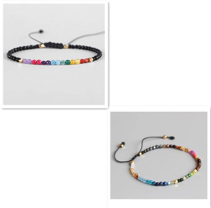 12 Constellation Lucky Stone 3MM Seven Chakra Bracelet - www.Shopthatapp.com