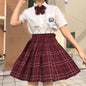 Student Jk Plaid Skirt Preppy Style Mini Pleated  Kilt Skirt - www.Shopthatapp.com