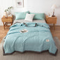 Pure Color Washed Cotton Summer Air Conditioning Duvet - www.Shopthatapp.com