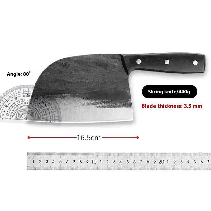 Hand-forged Kitchen Slicing Knife Dedicated For Chefs Cleaver Stainless Steel - www.Shopthatapp.com