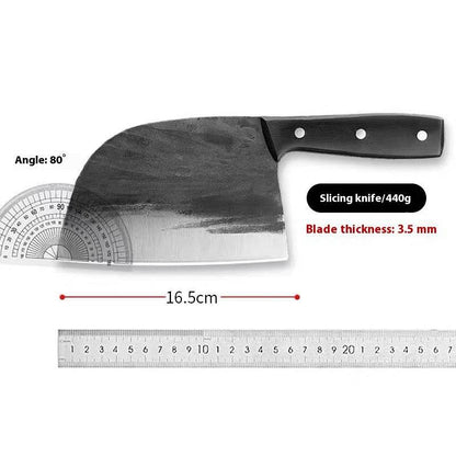 Hand-forged Kitchen Slicing Knife Dedicated For Chefs Cleaver Stainless Steel - www.Shopthatapp.com