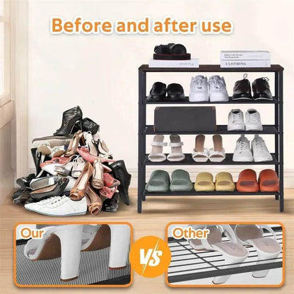 4-tier Shoe rack for entryway - www.Shopthatapp.com