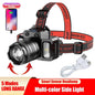 LED Tactical Headlamp Head Torch USB Rechargeable Motion Sensor Flashlight Head - www.Shopthatapp.com