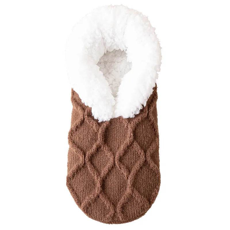 Winter Warm Short Cotton Slipper Socks Unisex Thicken Thermal Plush Home Floor Sock Soft Non-slip Grip Fuzzy Floor Fluffy Socks - www.Shopthatapp.com