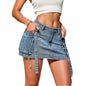 Women's Fashion Y2k Denim Mini Skirt Low Rise Cargo Pencil Short Jeans skirt  Vintage Girls Party Skirt Female Club Streetwear - www.Shopthatapp.com