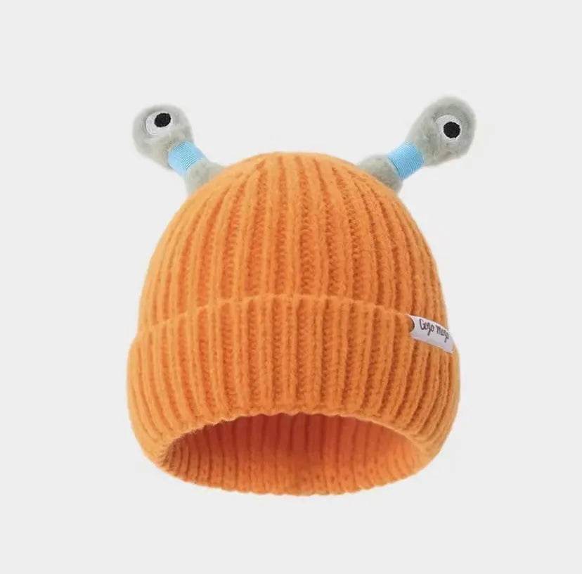 New Cute Luminous Fall Winter Warm Ear Protection Wool Cartoon All-matching Knitted Beanie Hat - www.Shopthatapp.com
