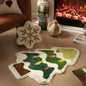 Nordic Christmas Tree Cashmere Mat - www.Shopthatapp.com