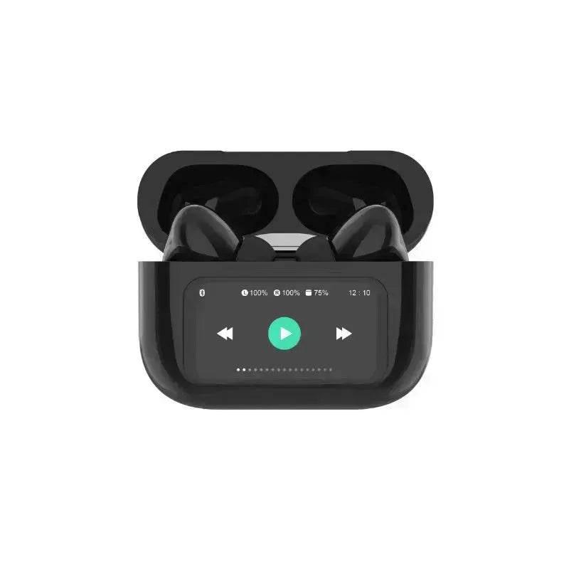 Touch Screen Bluetooth Headset With Screen TWS Active Noise Reduction - www.Shopthatapp.com