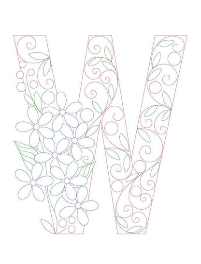 Paper Filigree Painting Kit - Letters - www.Shopthatapp.com