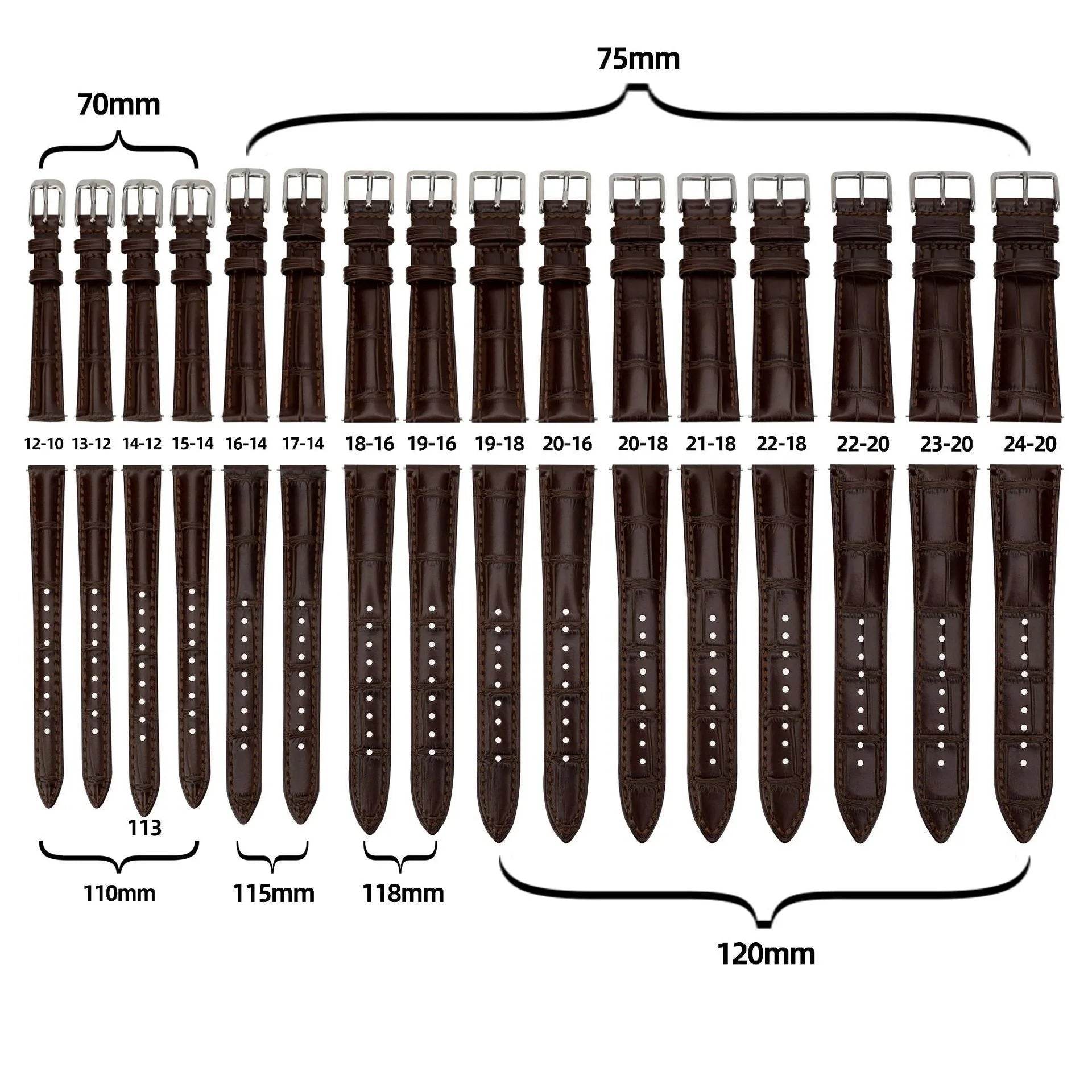 Bamboo Pattern Cow Leather Watch Strap Unisex - www.Shopthatapp.com