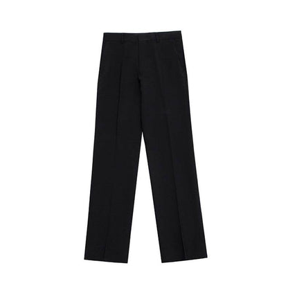 Men's Mid Waist loose Straight leg trouser