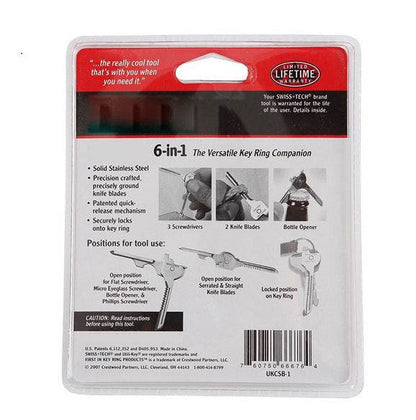 Multipurpose Keychain Key Survive Pocket Opener Shape - Mini Multi Gear - www.Shopthatapp.com