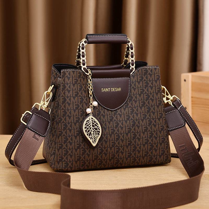 Women's Vintage Fashion Print Handbag - www.Shopthatapp.com