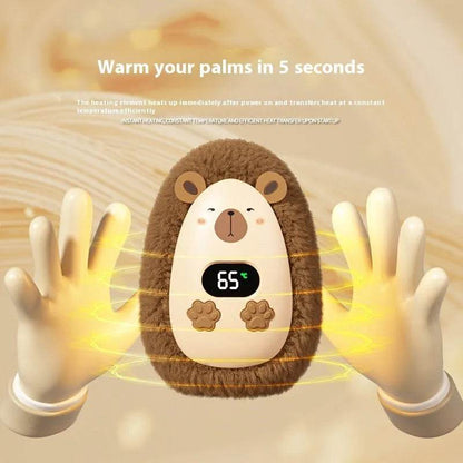 Winter Portable USB Rechargeable Outdoor Smart Fluffy Hand Warmer Hand muff - www.Shopthatapp.com