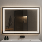 Nebula PureGlow Backlit LED Bathroom Mirror with Frosted Perimeter — Dimmable, Anti-Fog & 3-CCT (3000K/4000K/5000K) | 24–60" Sizes - www.Shopthatapp.com