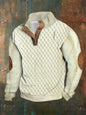 Half Button Up Sweater – Loose Fit Polyester Pullover for All Sizes - www.Shopthatapp.com
