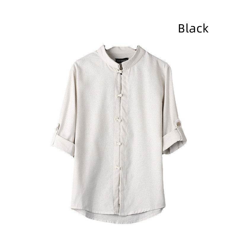 Men's Linen Vintage Plus Size Shirt - www.Shopthatapp.com