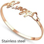 Customized Name Bracelet Personalized Custom Bangles Stainless Steel Jewelry - www.Shopthatapp.com