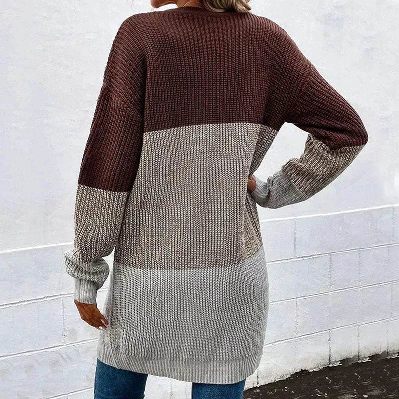 New style Autumn Winter Women Long Knitted Sweater Cardigan - www.Shopthatapp.com
